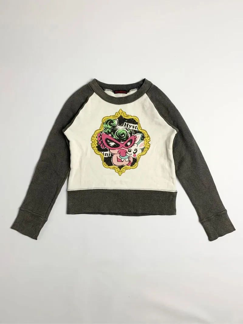 Y2k Hysteric Mini Sweatshirt Japan Kawaii Punk Baby Graphic  photo 1