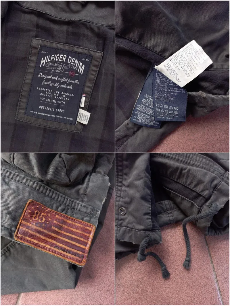 Tommy Hilfiger Denim Parka (Military Jacket/Biker Jacket) Preloved