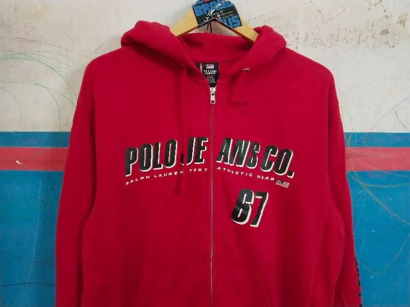 ZipHoodie Polo Jeans Raplh Lauren Second Pria Wanita photo 1
