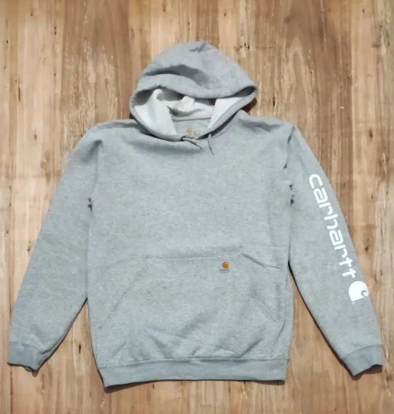 Hoodie Carhartt Spellout Grey