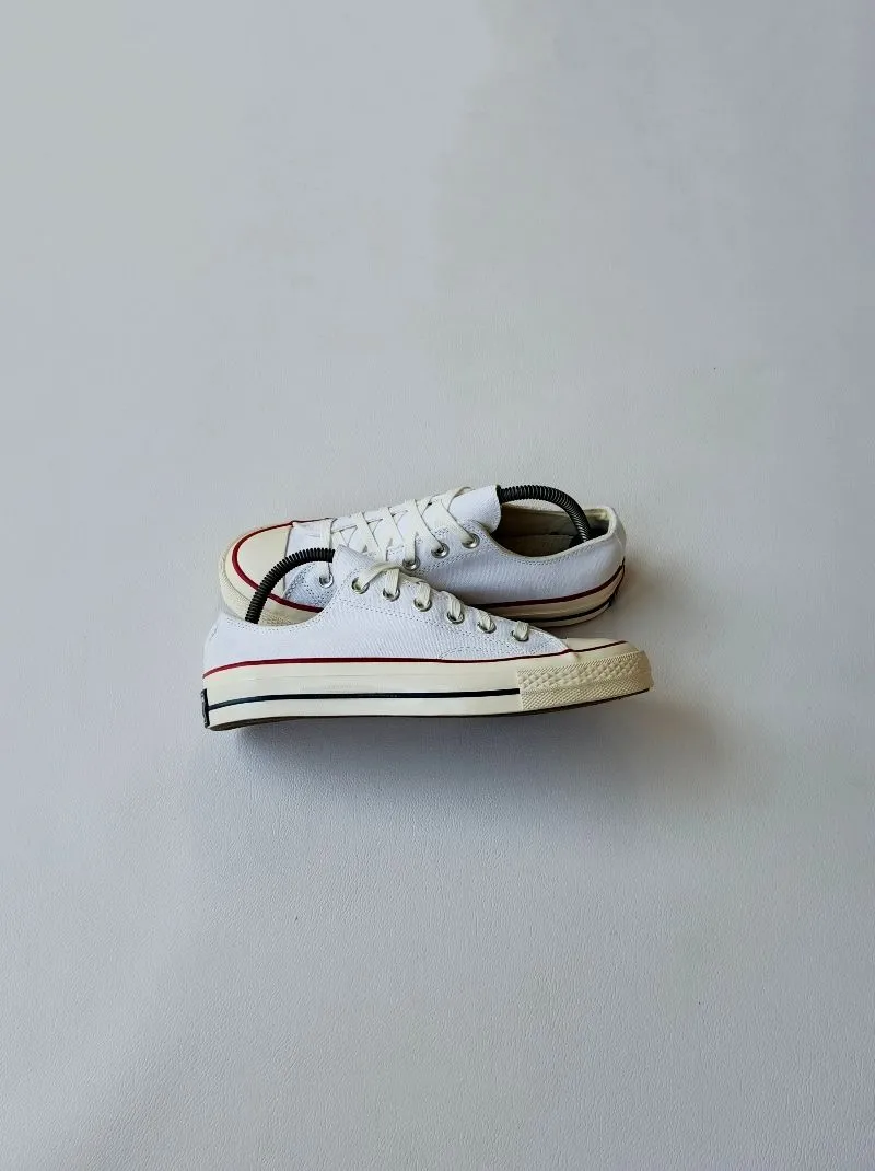 Converse Chuck Taylor 70s Low Top White/Garnet photo 1