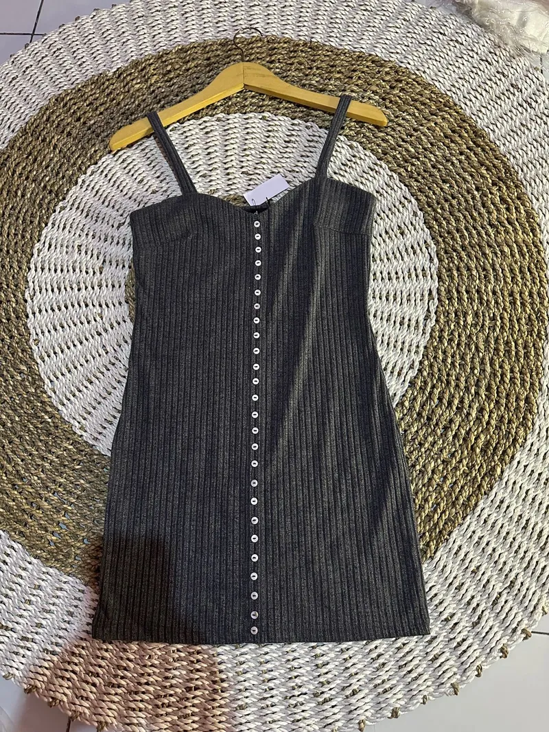 Casual Casual dress Wanita gray photo 1
