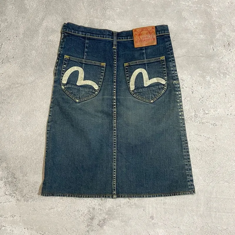Evisu Midi Skirt 2000an Authentic Item photo 1