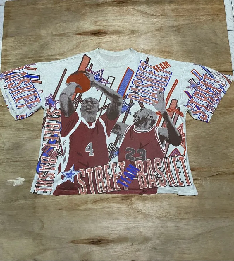 Vintage tee street basket by Jordan nike vintage tee photo 1