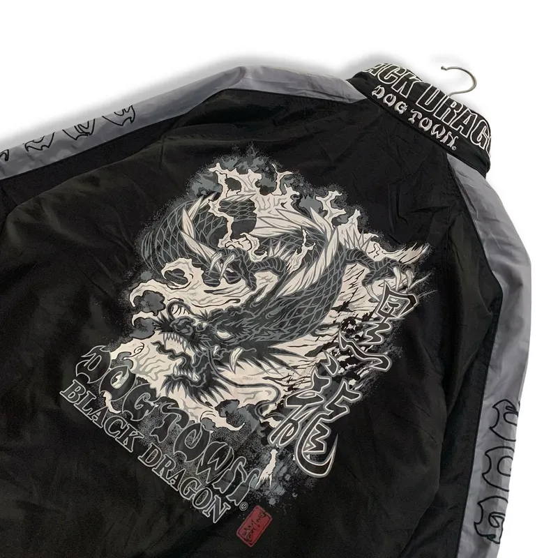 DogTown Y2K Windbreaker Pria black - Preloved
