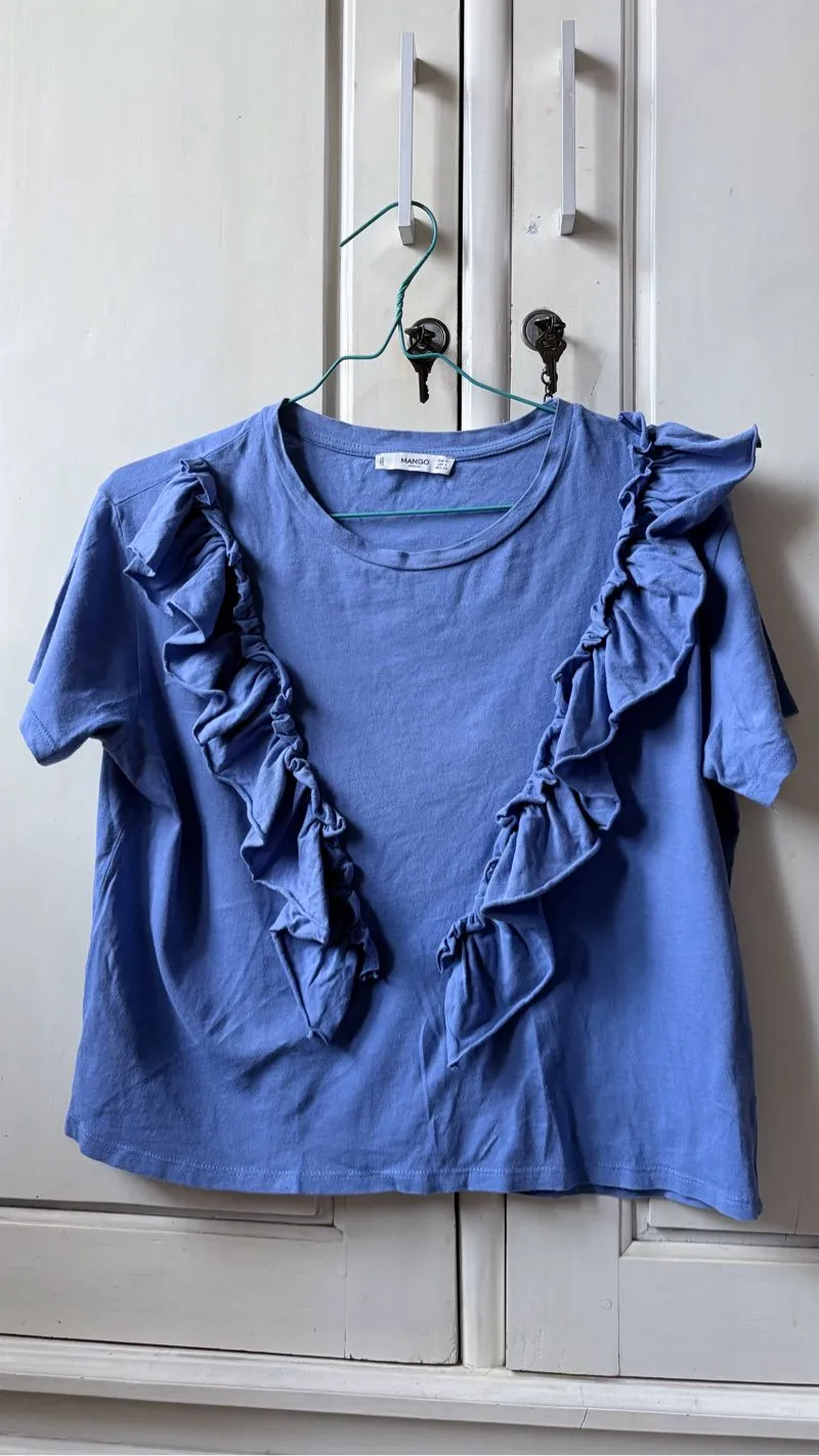 Mango Blue Shirt photo 1