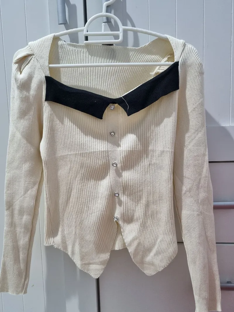 Casual Cami top Wanita khaki black photo 1
