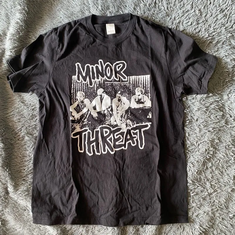 Preloved Kaos Band Minor Threat Merchandise Punk Tshirt photo 1