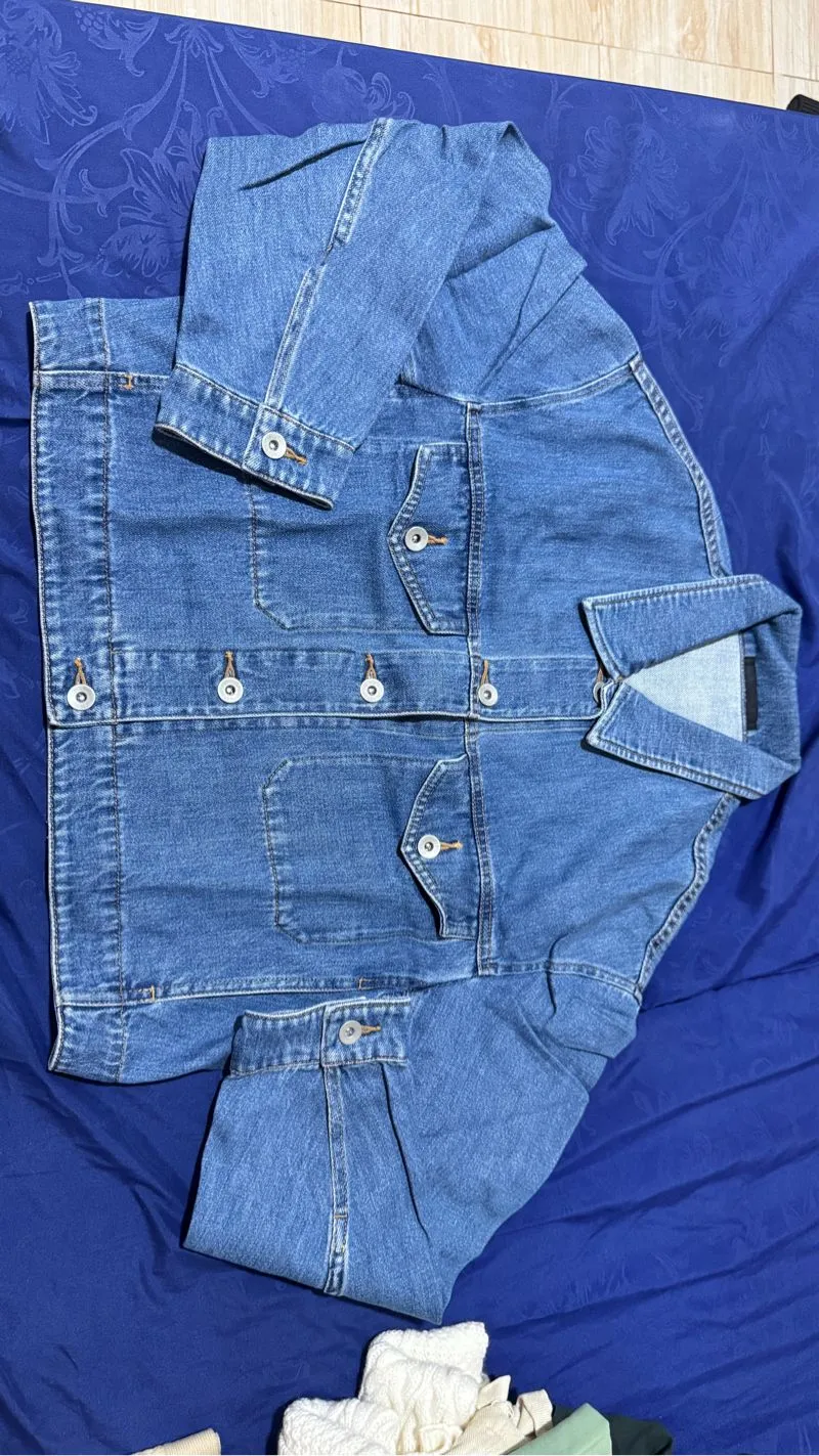 Cardigan Denim - UNIQLO Size M photo 1