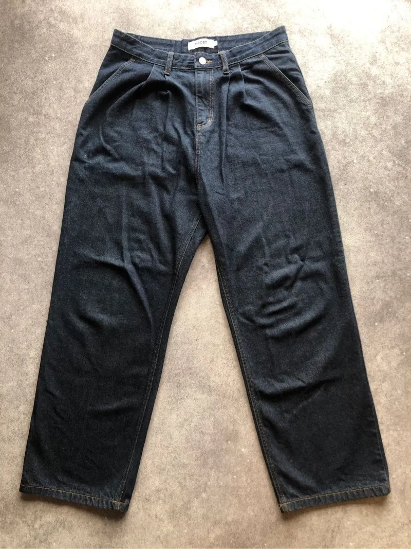 BAGGY RAW DENIM BLUE INDIGO photo 1