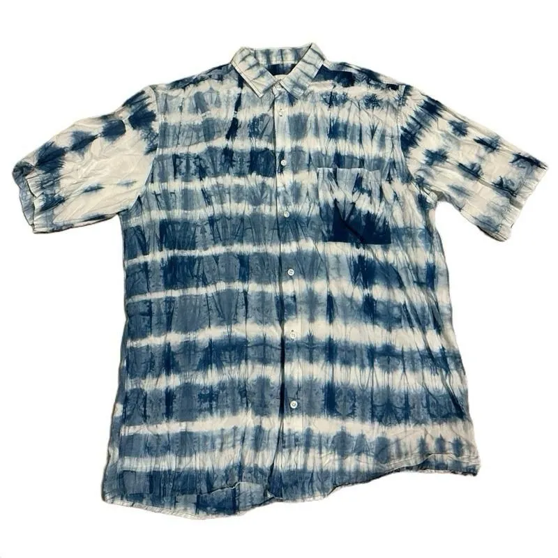 Contentment - Shibori Tie dye shirt men size XL photo 1