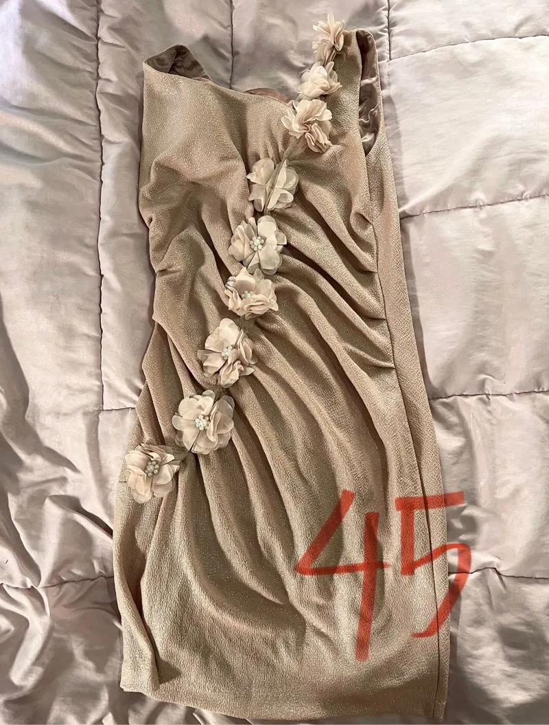 Golden Party Dress photo 1