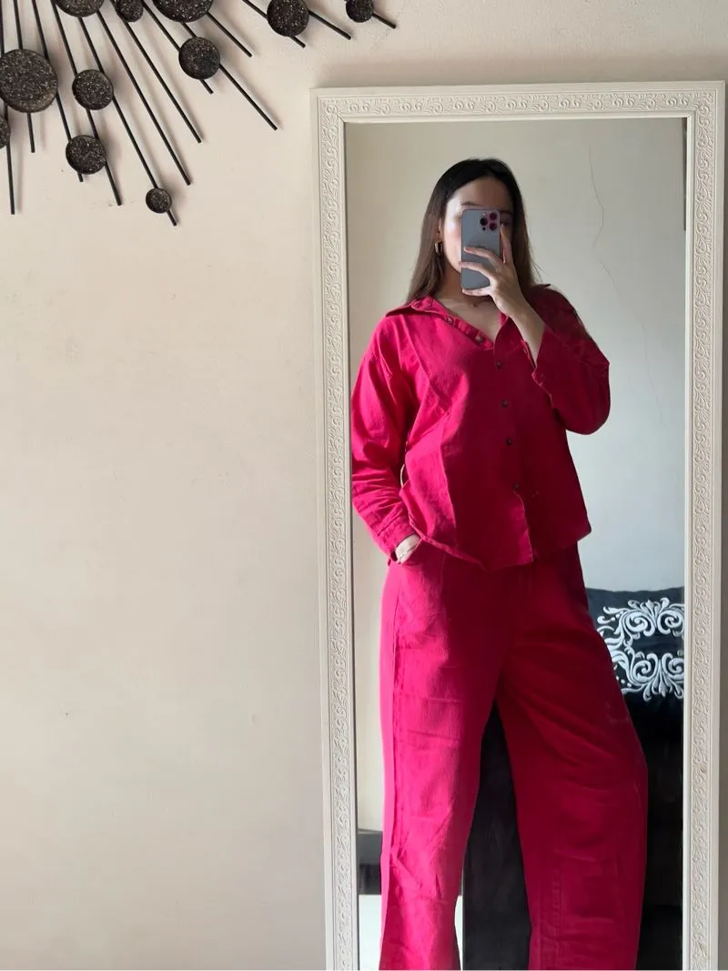 CASUAL FIT FUCHSIA photo 1