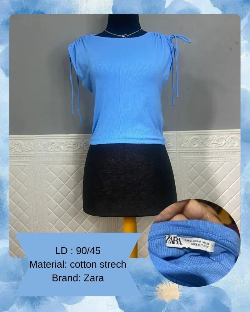 Kaos Croptop Zara  photo 1