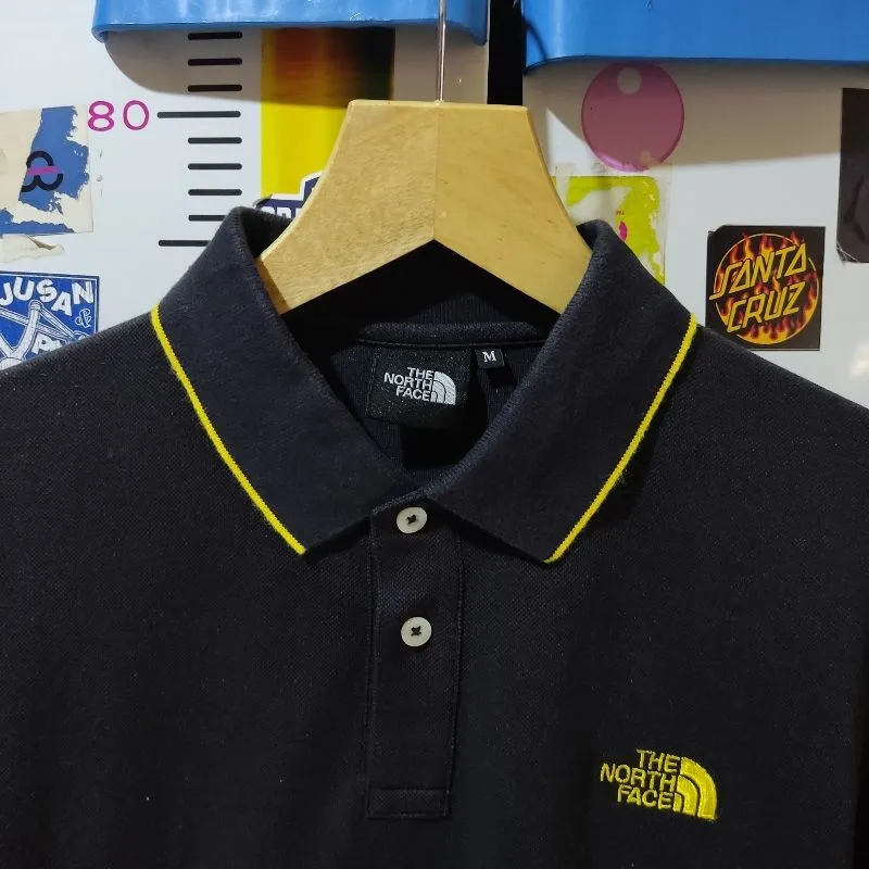 Kaos polo shirt TNF The North Face Twin tipped colour black Preloved