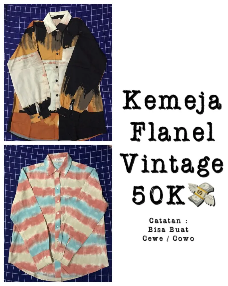 KEMEJA FLANEL VINTAGE  photo 1