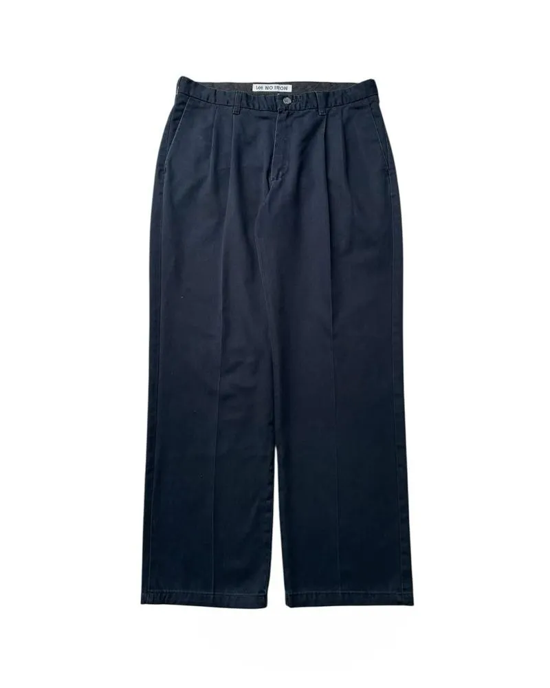lee no iron pleated trousers. photo 1