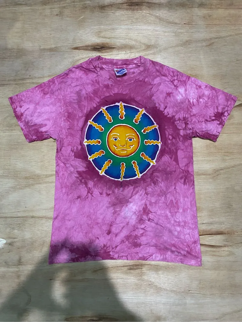 Hanes Tie Dye Vintage Sun Printed By Hanes Beefy photo 1
