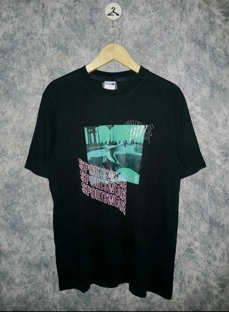 Tshirt PUMA Sportwear Art Skateboarding  size M fit to L photo 1