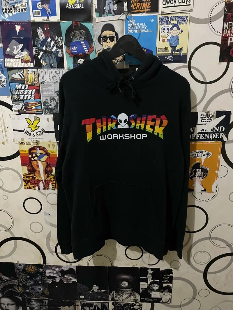  THRASHER X ALIEN WORKSHOP - BLACK  photo 1