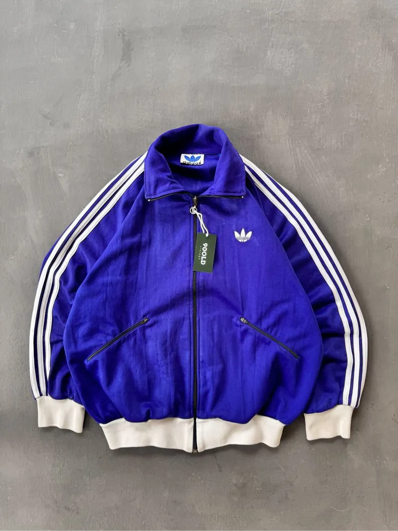 Adidas Casual Biker Track jacket Pria blue photo 1