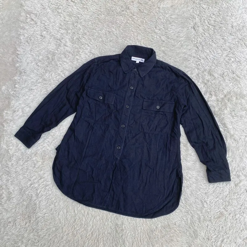 Uniqlo X Ines De La Fressange Casual Blouse Shirt Kemeja photo 1