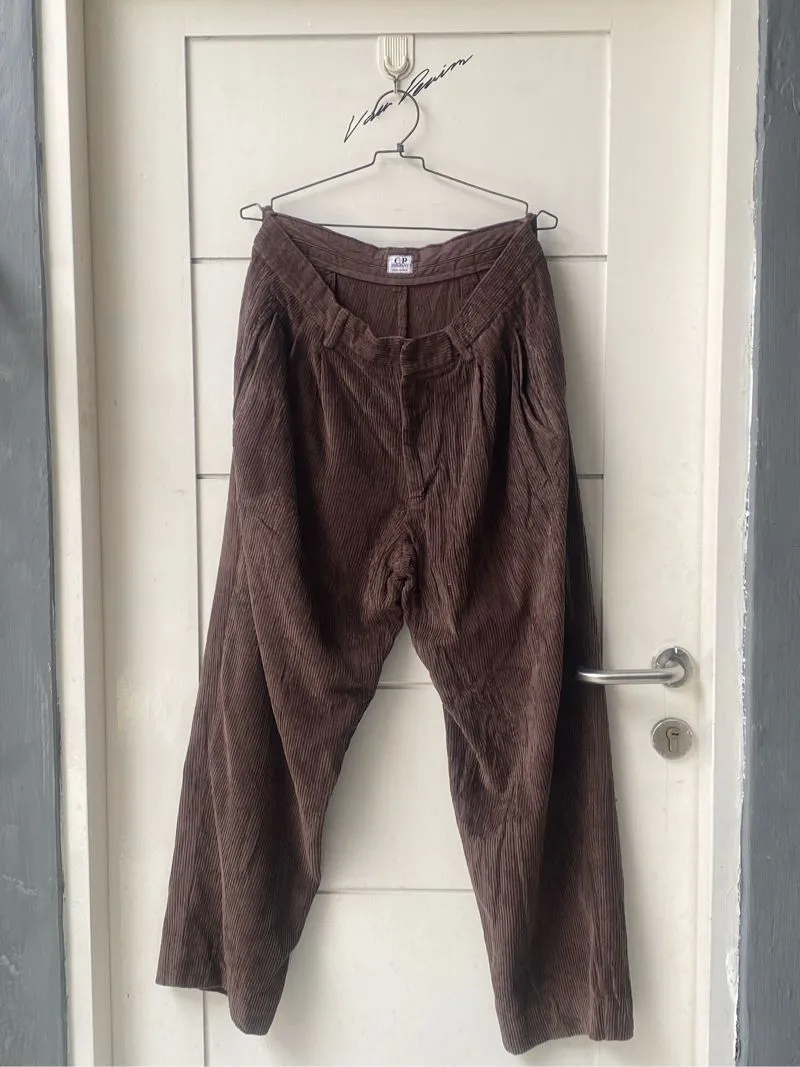 CP COMPANY Brown Pleats Pants photo 1