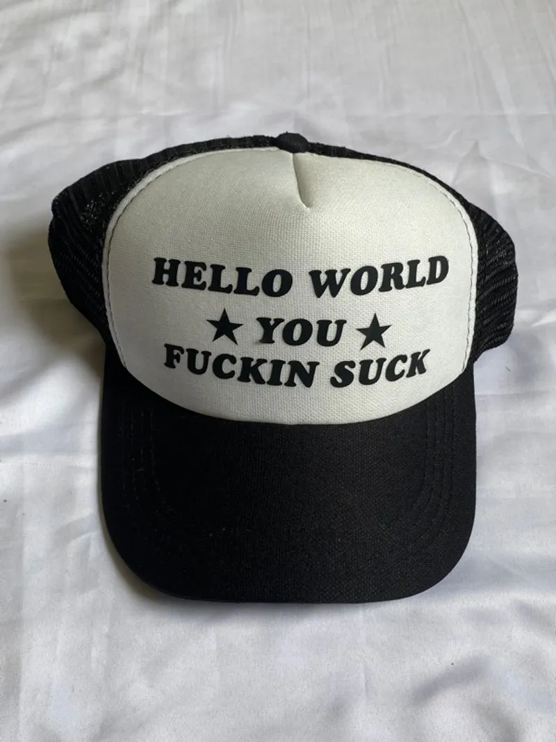 topi jaring trucker hat y2k photo 1
