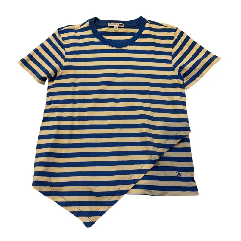 JW Anderson x Uniqlo Asymmetrical Crewneck Striped T-Shirt K photo 1