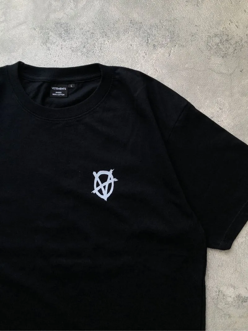 Vetements Postage V Logo Anti-war Symbol Tshirt Preloved