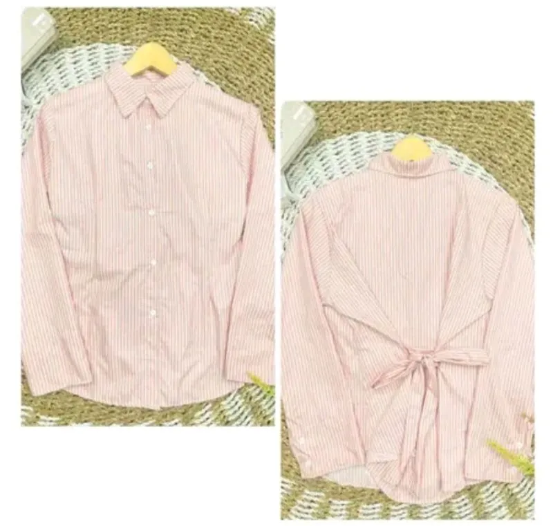 Kemeja wispy pink strip - wispy shirt pink strip  photo 1