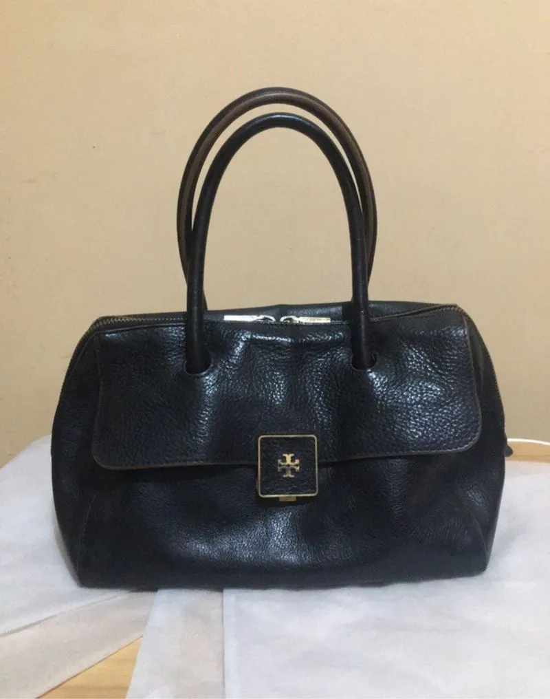 Tory Burch Clara Top Handle Black photo 1