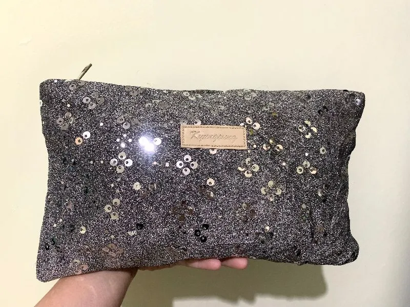 Clutch Blink blink sequin silver y2k style pouch wrisket photo 1