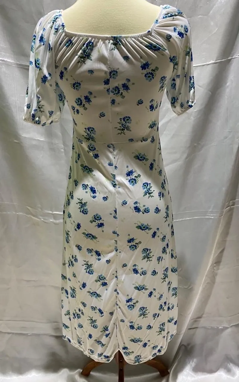 Casual Shirt dress Wanita white photo 1
