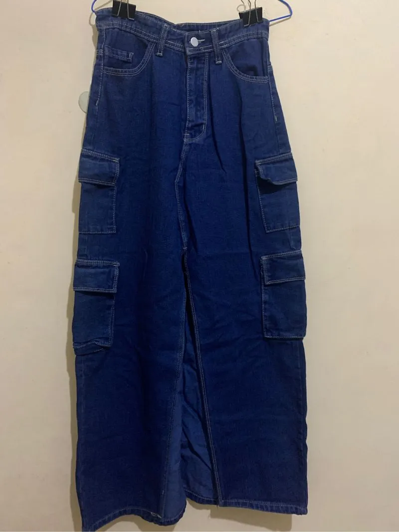 Cargo Skirt Blue Denim photo 1