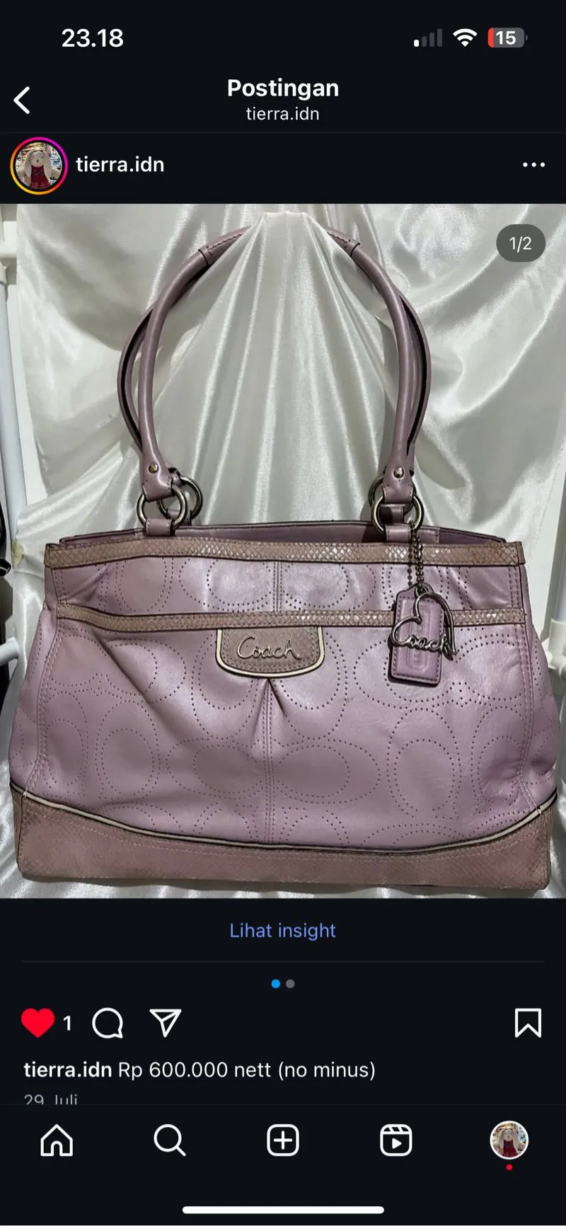 Coach Vintage original  photo 1