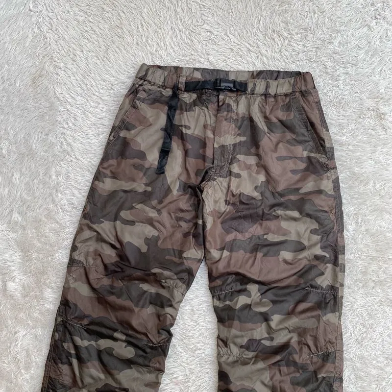 Uniqlo Nylon Fleece Parachute Relaxed Slim Straight Pants photo 1