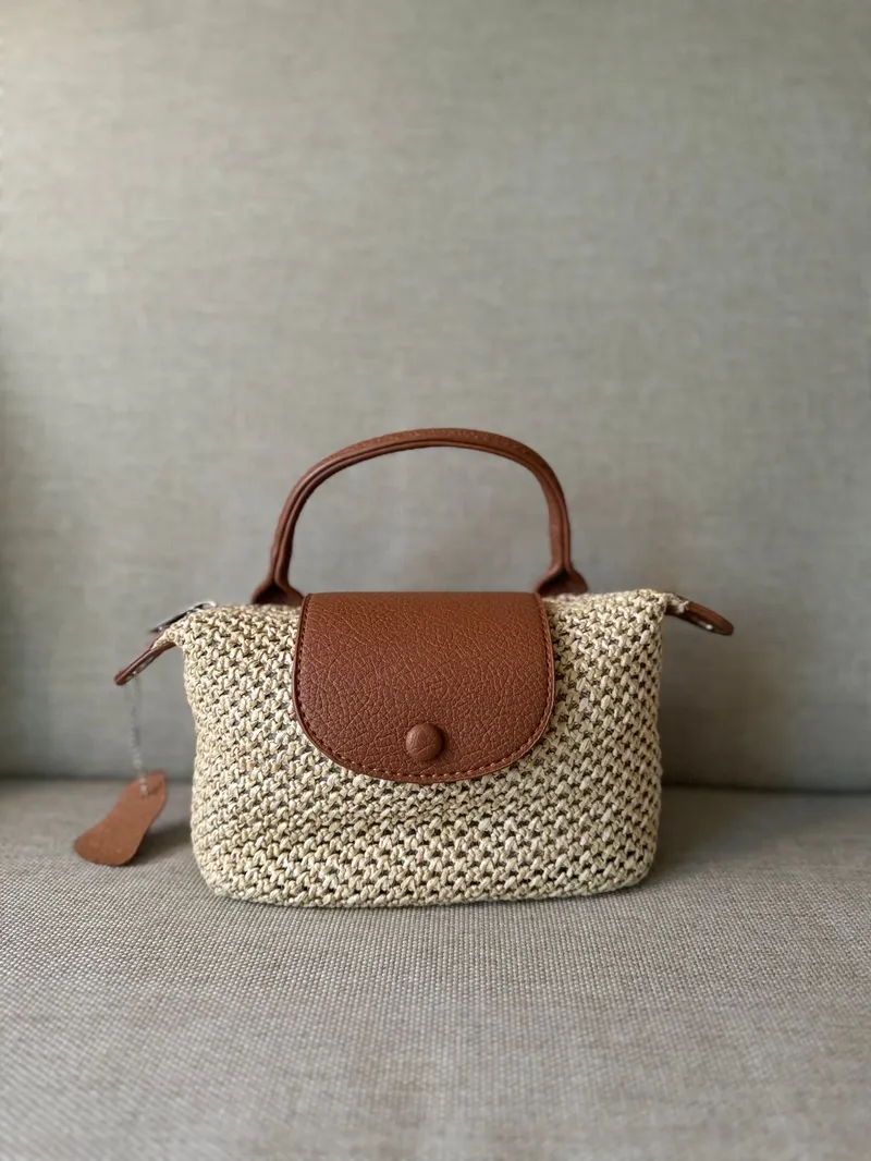 Minimalist Casual Crossbody Bag Wanita tan brown cream photo 1