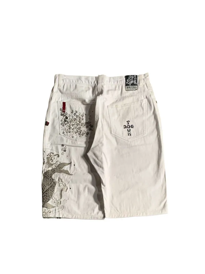 Dogtown vtg embroidery koi  photo 1