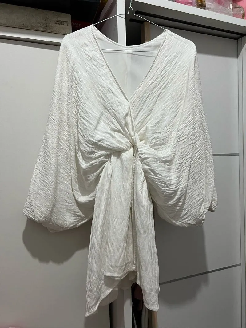 PAFON KLO TOP & GAURI PANTS - BROKEN WHITE photo 1