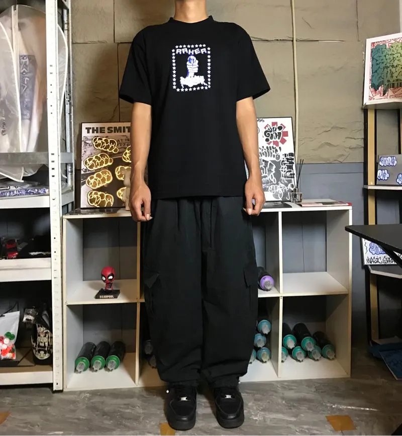 CARGO PANTS BALLON BLACK - STAR photo 1