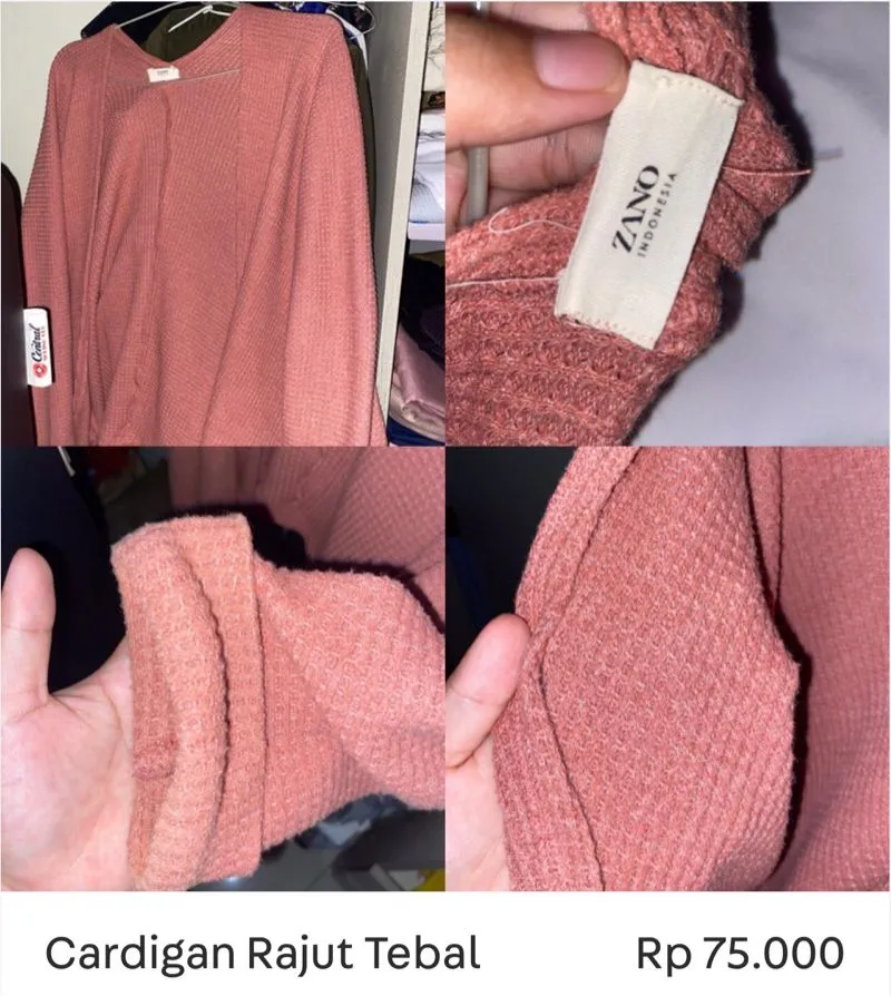 Cardigan Rajut Tebal photo 1