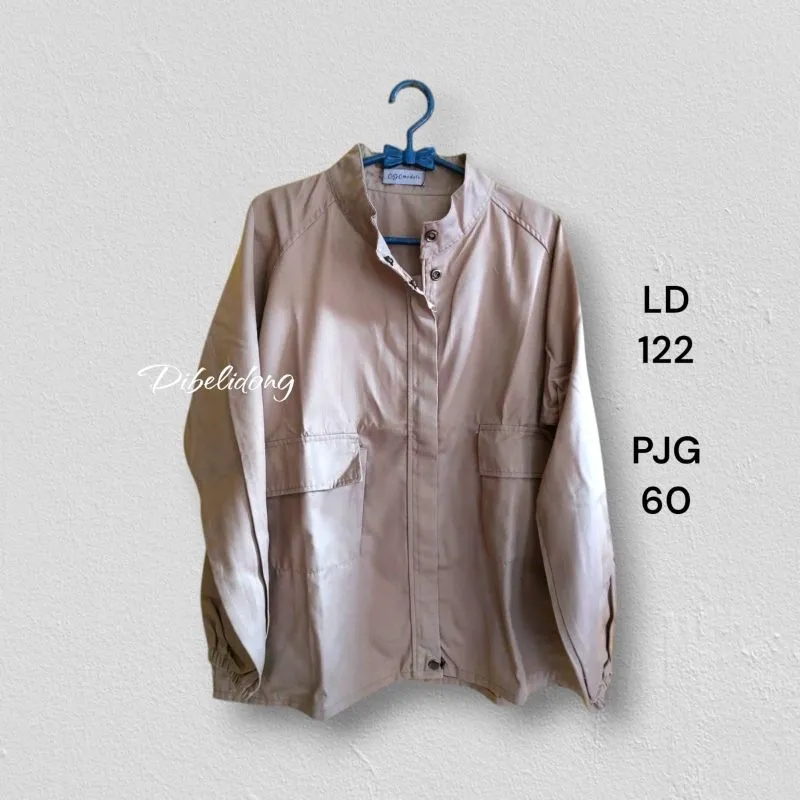 Jaket casual abu new photo 1
