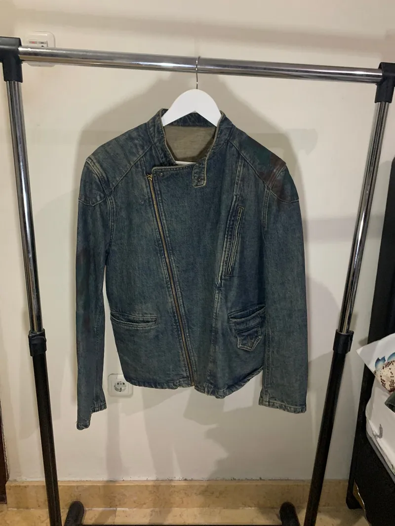 PPFM denim biker jacket photo 1