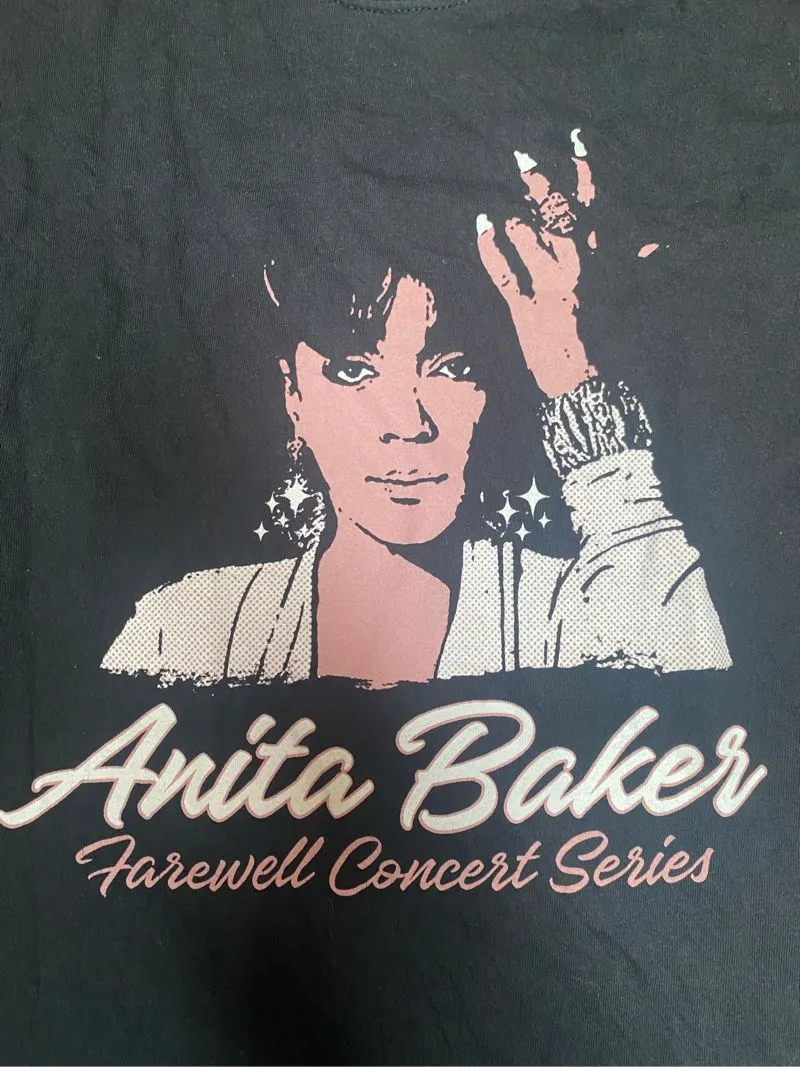 Vintage Anita Baker Farewell Concert tshirt photo 1