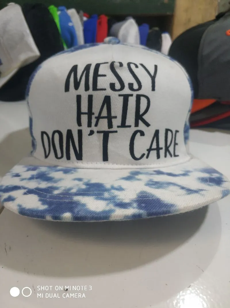Snapback Messy hair don't care by SWS photo 1