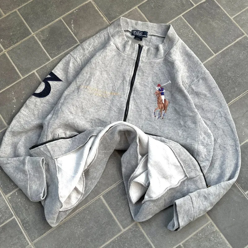 Polo Ralph Lauren Grunge Bomber jacket Pria gray photo 1