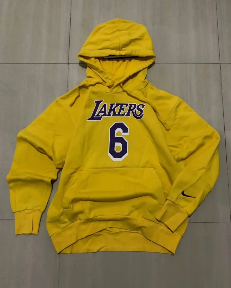 Nike NBA Lakers Lebron James #6 Hoodie photo 1