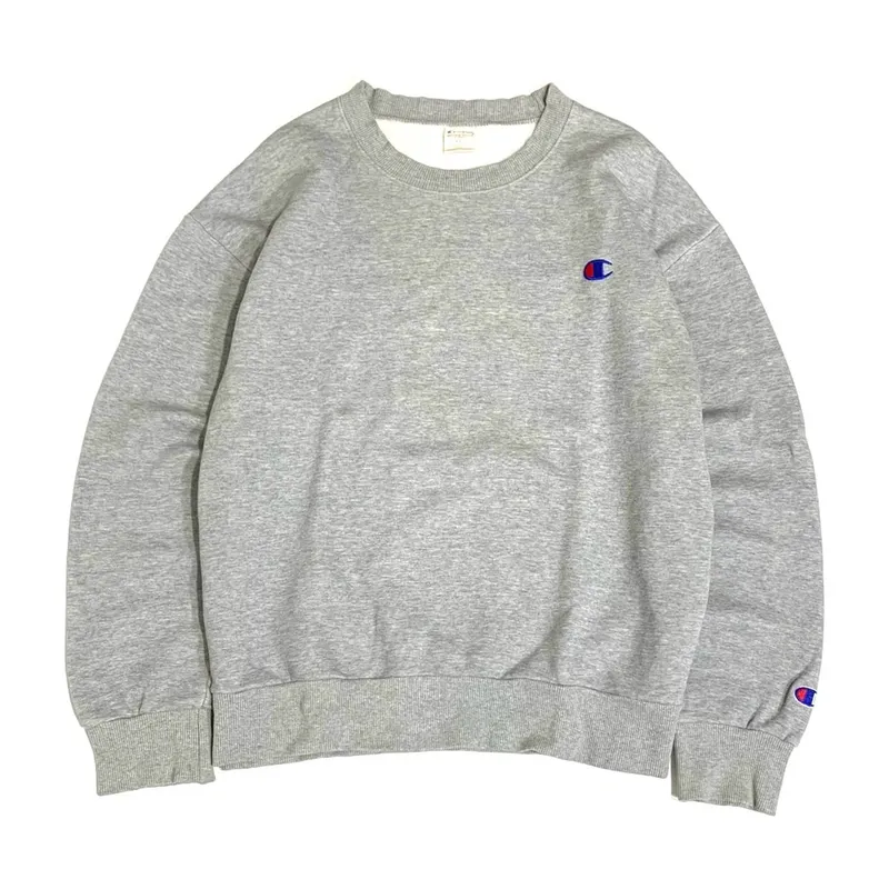 Champion Vintage Streetwear Sweater Pria gray