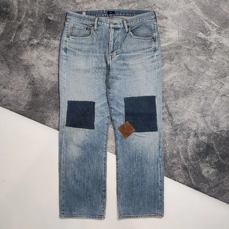 Vintage Global Uniqlo Reworked Blue Wash Jeans Pants photo 1